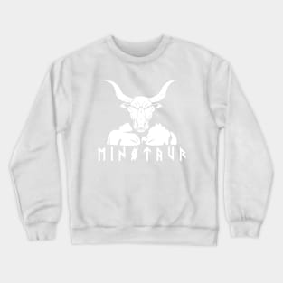 Minotaur - White Crewneck Sweatshirt